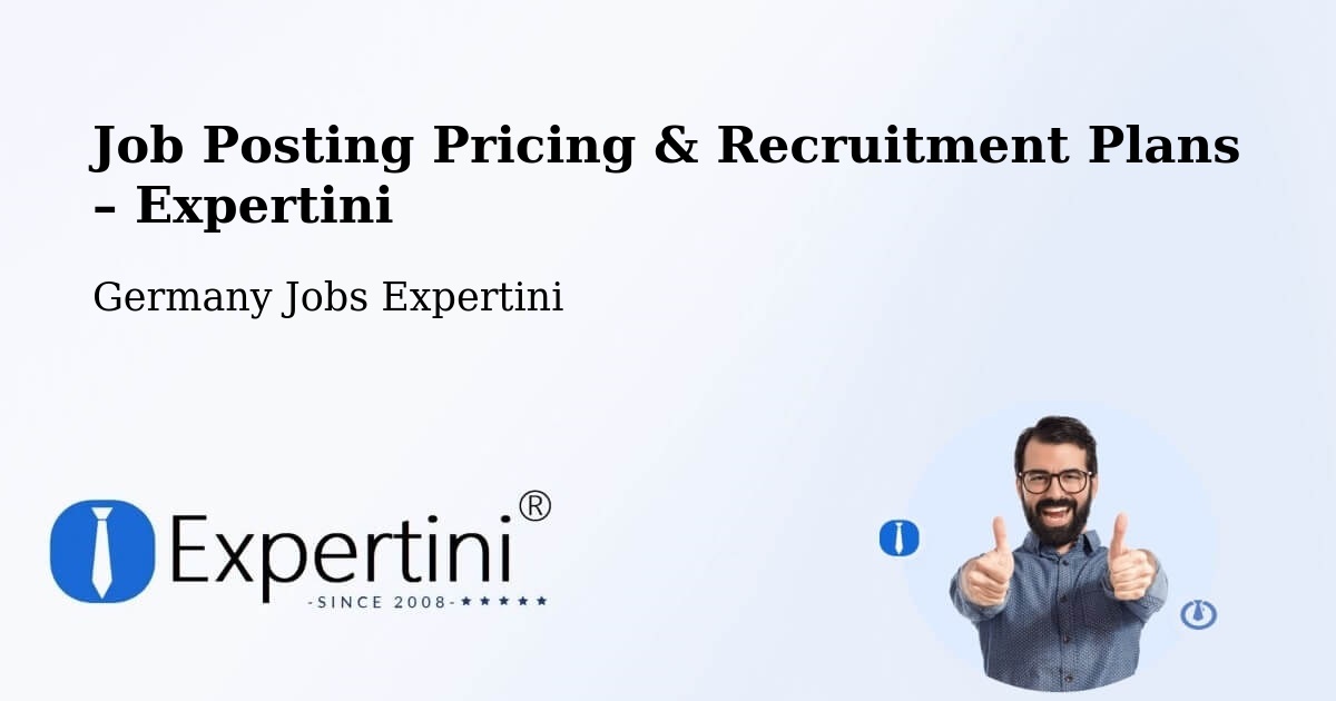 Job Posting Pricing & Recruitment Plans – Büchenbach - Büchenbach, Germany Jobs Expertini
