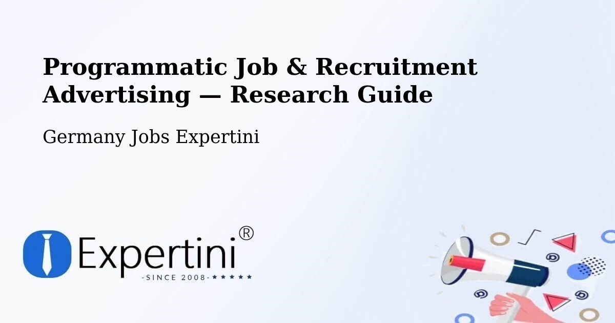 Programmatic Job & Recruitment Advertising — Research Guide – Büchenbach